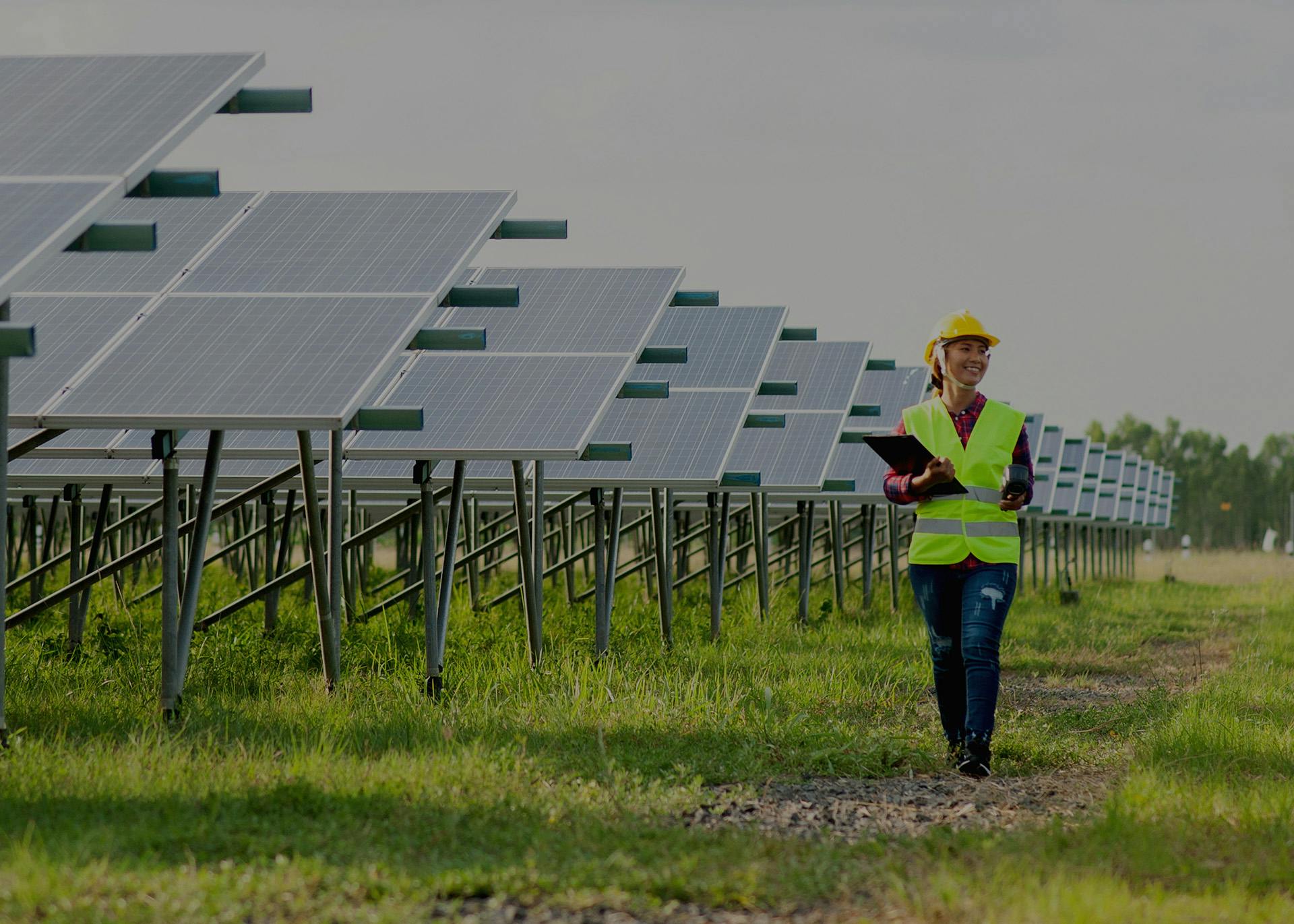Engineer working in the Cleantech field