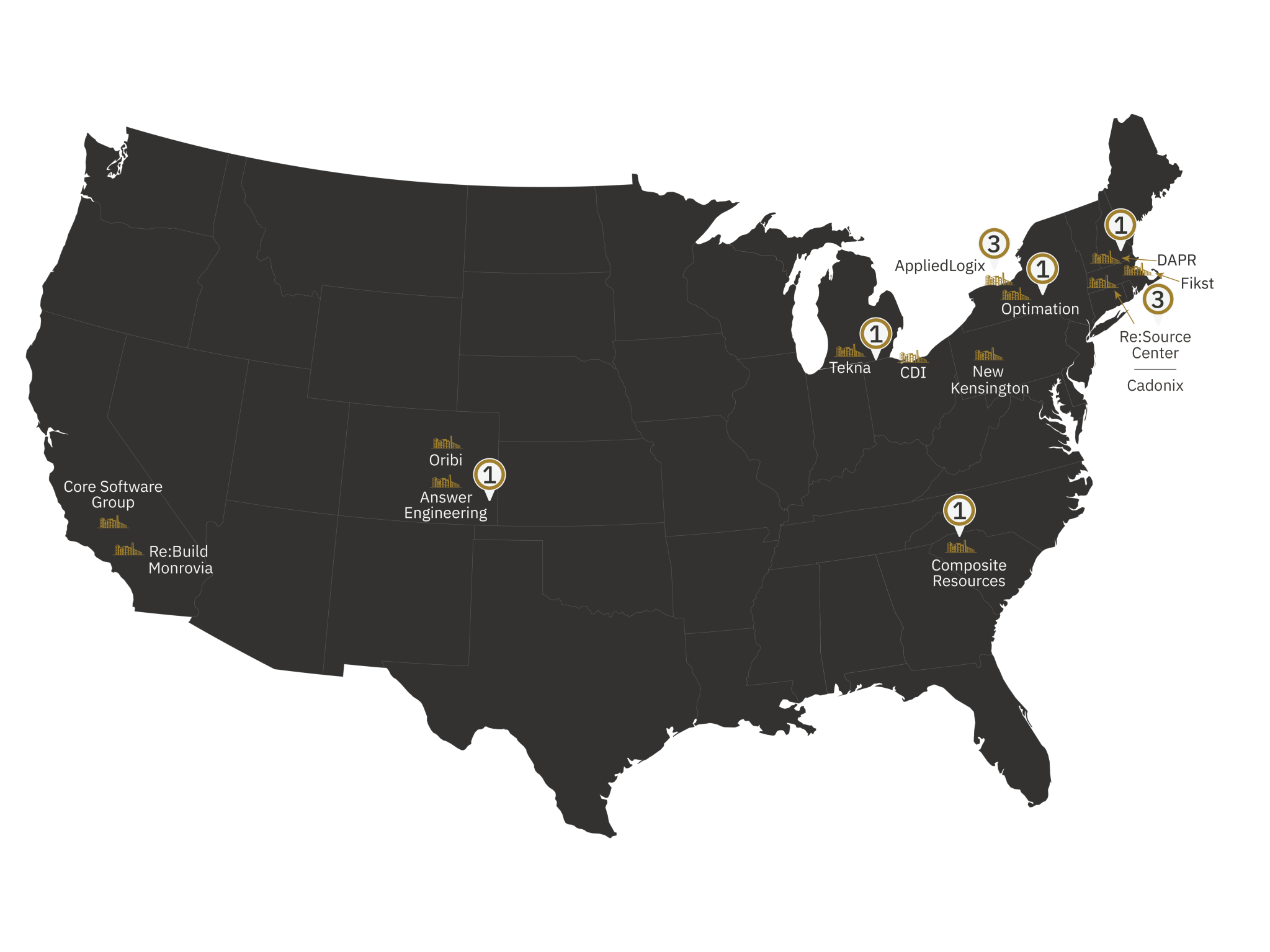 August 2024 New Hire Locations