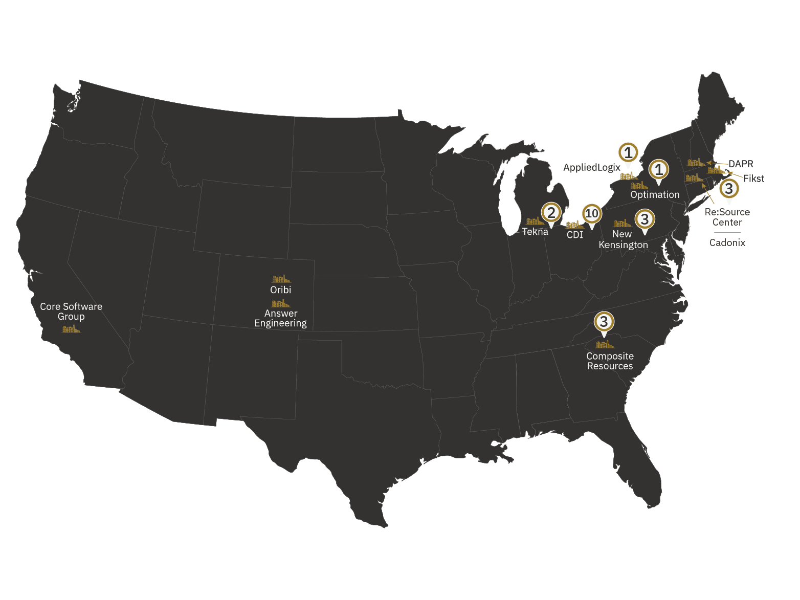 December 2024 New Hire Locations