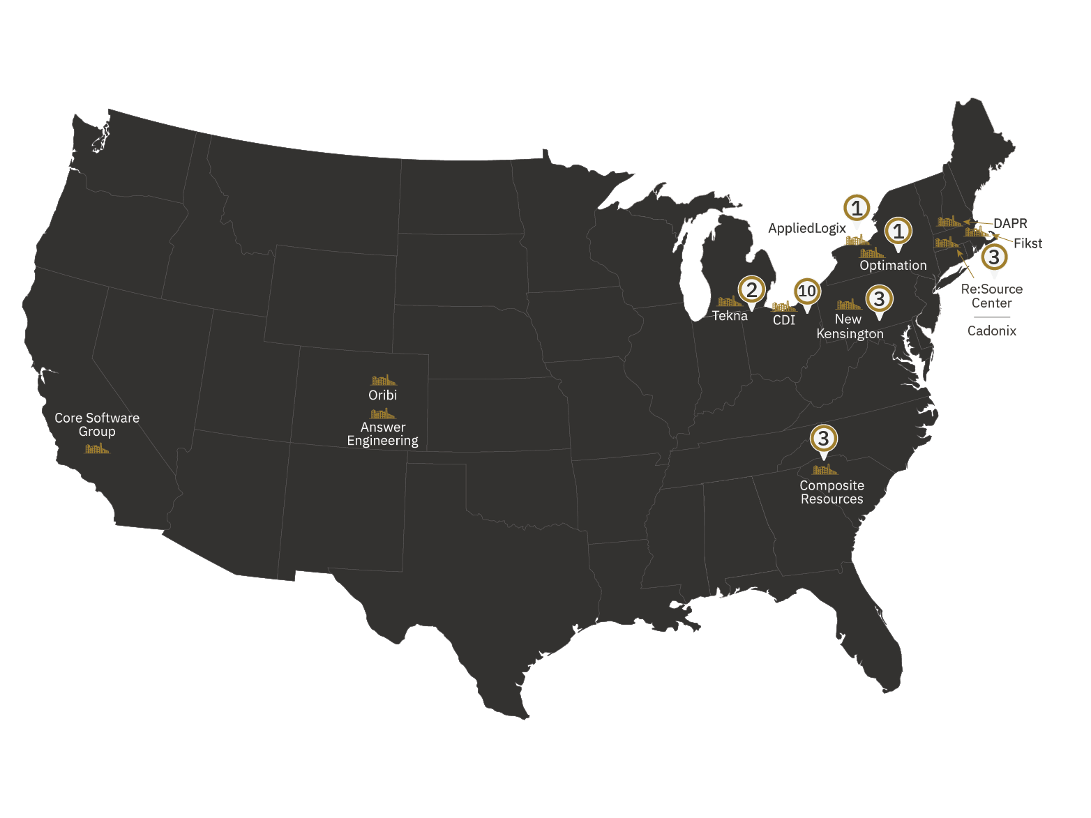 December 2024 New Hire Locations